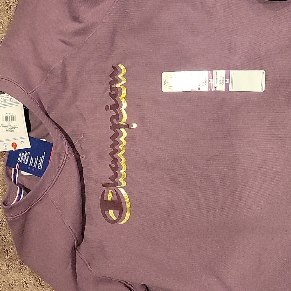 Womens champion crew neck fleece
